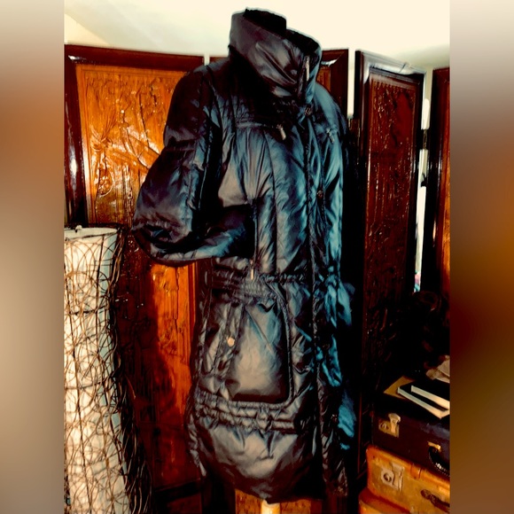 Geox Respira Puffer Quilted Feather Down Coat - Picture 12 of 16